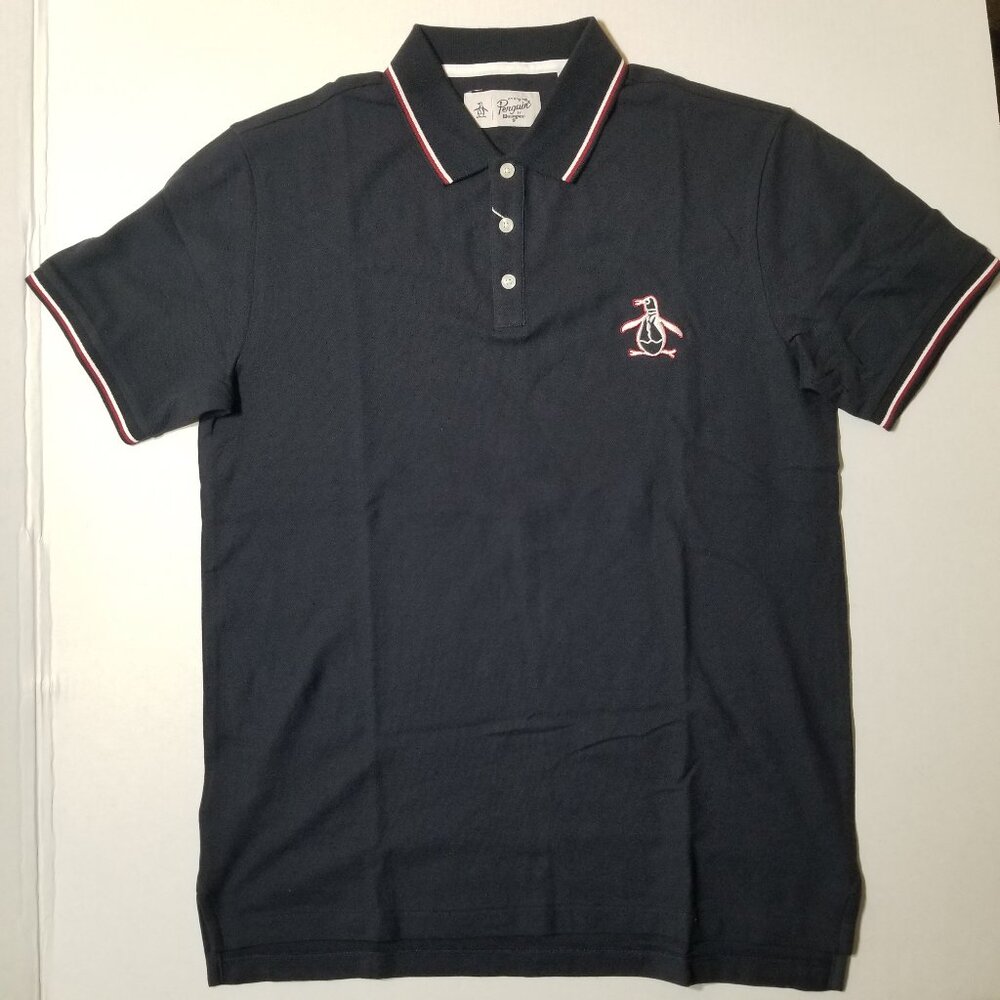 Original Penguin Men's Mega Pete Pique Polo ; Size: Medium